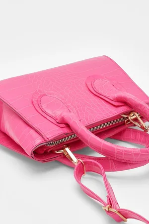 Boohoo Croc Mini Tote Bag