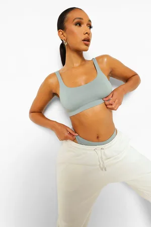 Boohoo Second Skin Brushed Square Neck Bralet