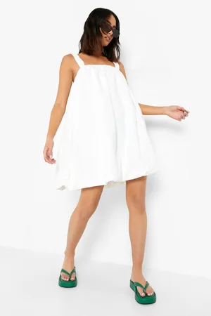 Boohoo Strappy Smock Dress
