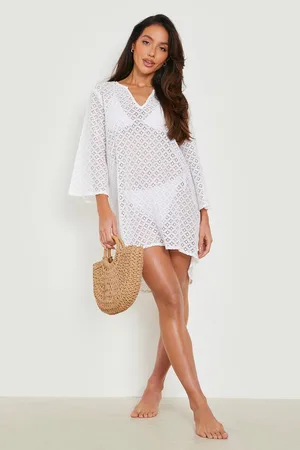Boohoo Lace Beach Cover Up Dress