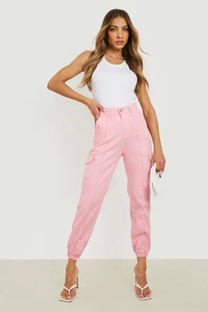 Boohoo Casual Pocket Side Woven Cargo Trousers