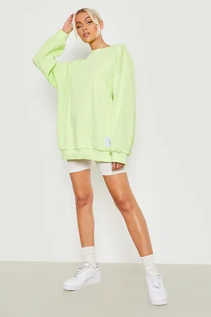 Boohoo Dsgn Studio Label Detail Oversized Sweater