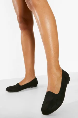 Boohoo Wide Fit Basic Slipper Ballet Flats