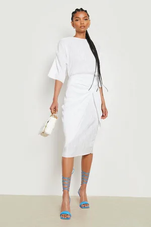 Boohoo Tall Plisse Oversized T-shirt