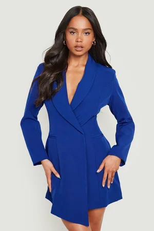 Boohoo Petite Asymmetric Blazer Dress