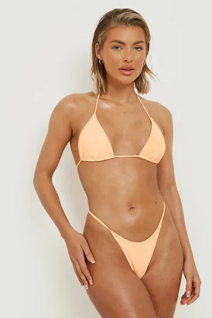 Boohoo Pastel Triangle Bikini Top