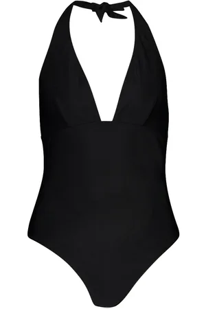 Boohoo Control Halterneck Swimsuit