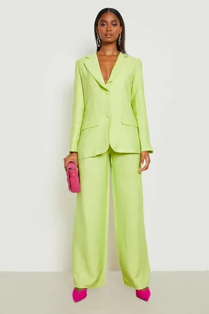 Boohoo Textured Relaxed Fit Tailored Blazer