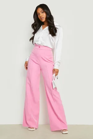 Boohoo Petite Satin Oversized Shirt