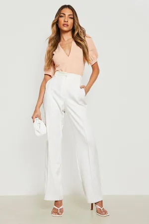 Boohoo Plunge Puff Sleeve Bodysuit