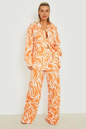 Boohoo Tonal Zebra Print Relaxed Fit Shirt