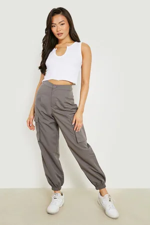 Boohoo Notch Neck Sleeveless Crop Top