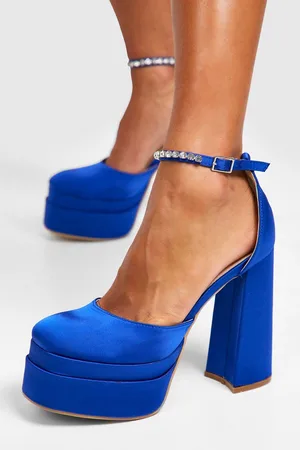 Boohoo Diamanté Double Sole Platform