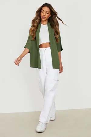 Boohoo Crepe Kimono