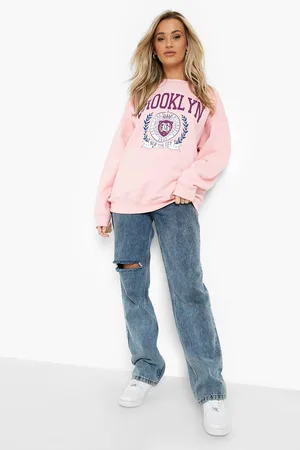 Boohoo Brooklyn Super Oversized Sweatshirt