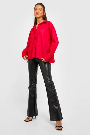 Boohoo Oversized Double Pocket Utility Shirt