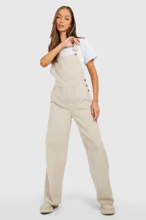 Boohoo Relaxed Cord Dungaree
