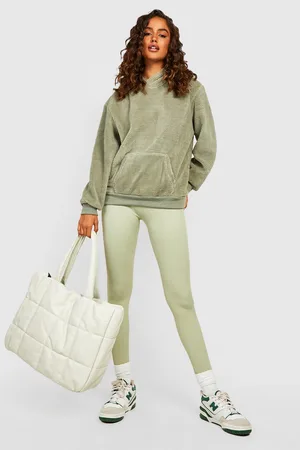 Boohoo Borg Pocket Front Hoodie