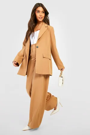 Boohoo Contrast Button Tailored Blazer