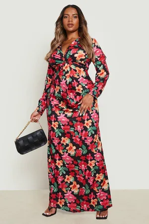 Boohoo Plus Floral Maxi Dress