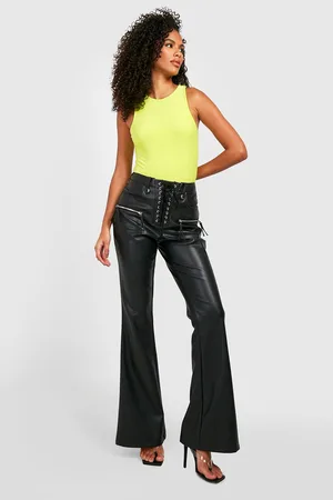 Boohoo Double Layer Slinky Racer Bodysuit