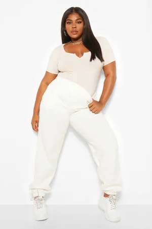 Boohoo Plus Notch Scoop Neck Cap Sleeve Bodysuit
