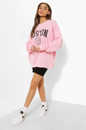 Boohoo Boston Super Oversized Sweatshirt