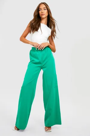 Boohoo Elasticated Waist Pocket Cargo Trouser