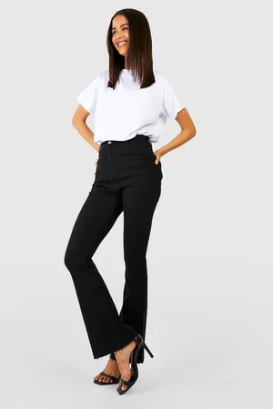 Boohoo High Waisted Flared Jeans