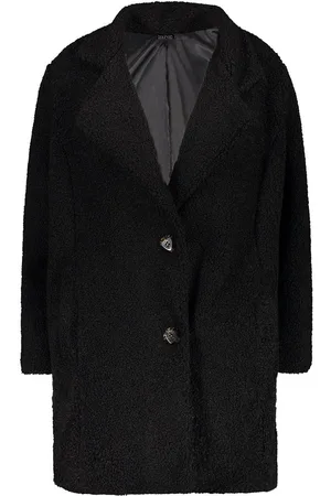 Boohoo Petite Button Through Teddy Coat