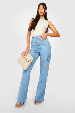 Boohoo Tall Ruched Side Sleeveless Bodysuit
