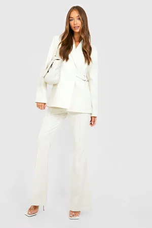 Boohoo Seam Detail Fit & Flare Trousers