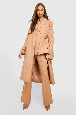 Boohoo Tie Side Fitted Tailored Blazer