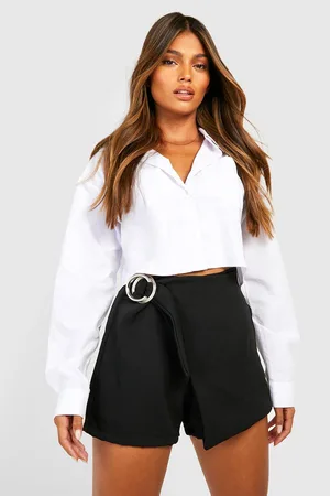 Boohoo Ring Detail Tailored Short