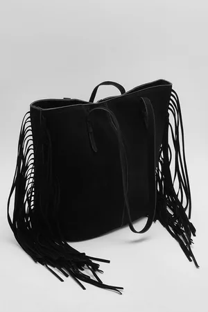 Boohoo Fringed Shopper Bag