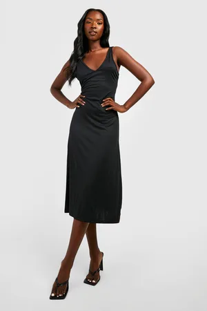 Boohoo Jersey V Neck Midaxi Dress