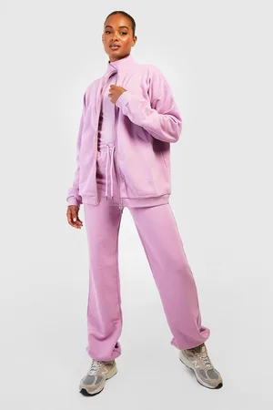 Boohoo Tall Recycled 3 Piece Zip Through Tracksuit