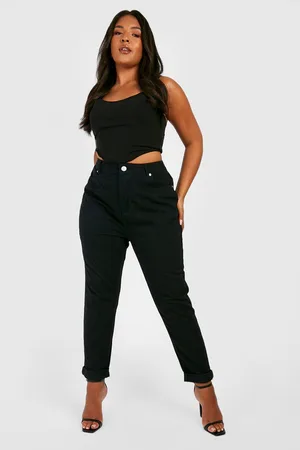 Boohoo Plus High Waisted Mom Jeans