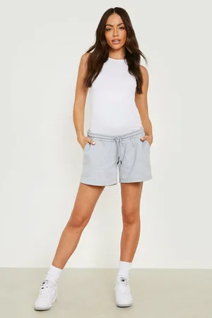 Boohoo Maternity Over The Bump Sweat Shorts