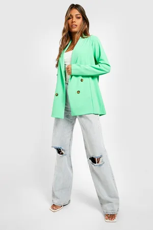 Boohoo Basic Jersey Relaxed Fit Blazer