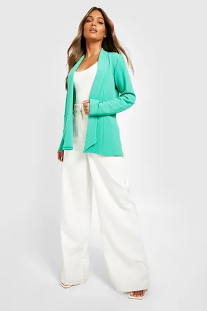 Boohoo Basic Jersey Fitted Blazer