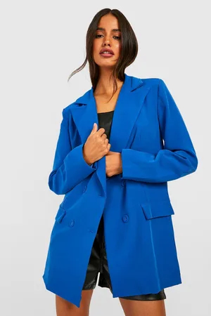 Boohoo Tailored Double Breasted Oversized Blazer