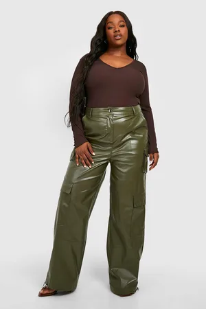 Boohoo Plus Rib V Neck Bodysuit