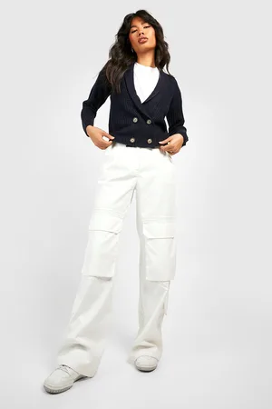 Boohoo Shawl Collar Crop Cardigan
