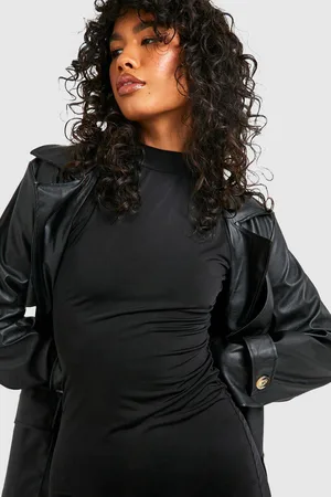 Boohoo Recycled High Neck Slinky Bodycon Dress