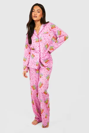 Boohoo Disney Toy Story Button Up Pyjama Trouser Set