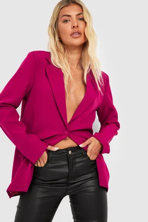Boohoo Pu Coated Mid Rise Butt Shaper Skinny Jeans