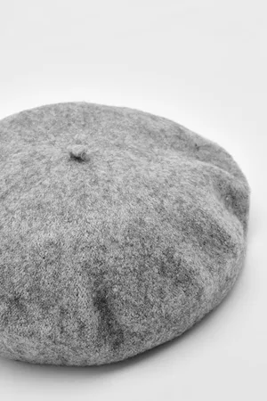 Boohoo Plain Wool Beret