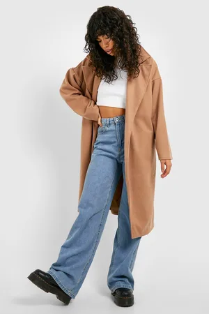 Boohoo Premium Oversized Wool Look Coat