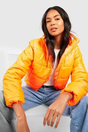 Boohoo Funnel Neck Puffer Jacket